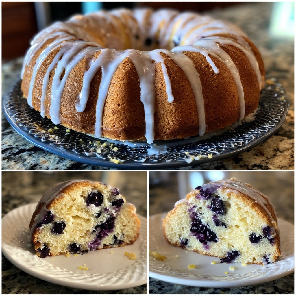 Lemon Blueberry Coffee Cake
