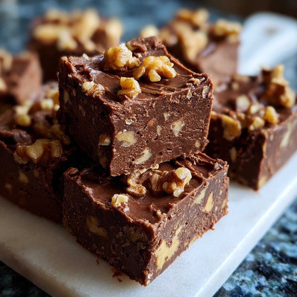 Chocolate Walnut Fudge