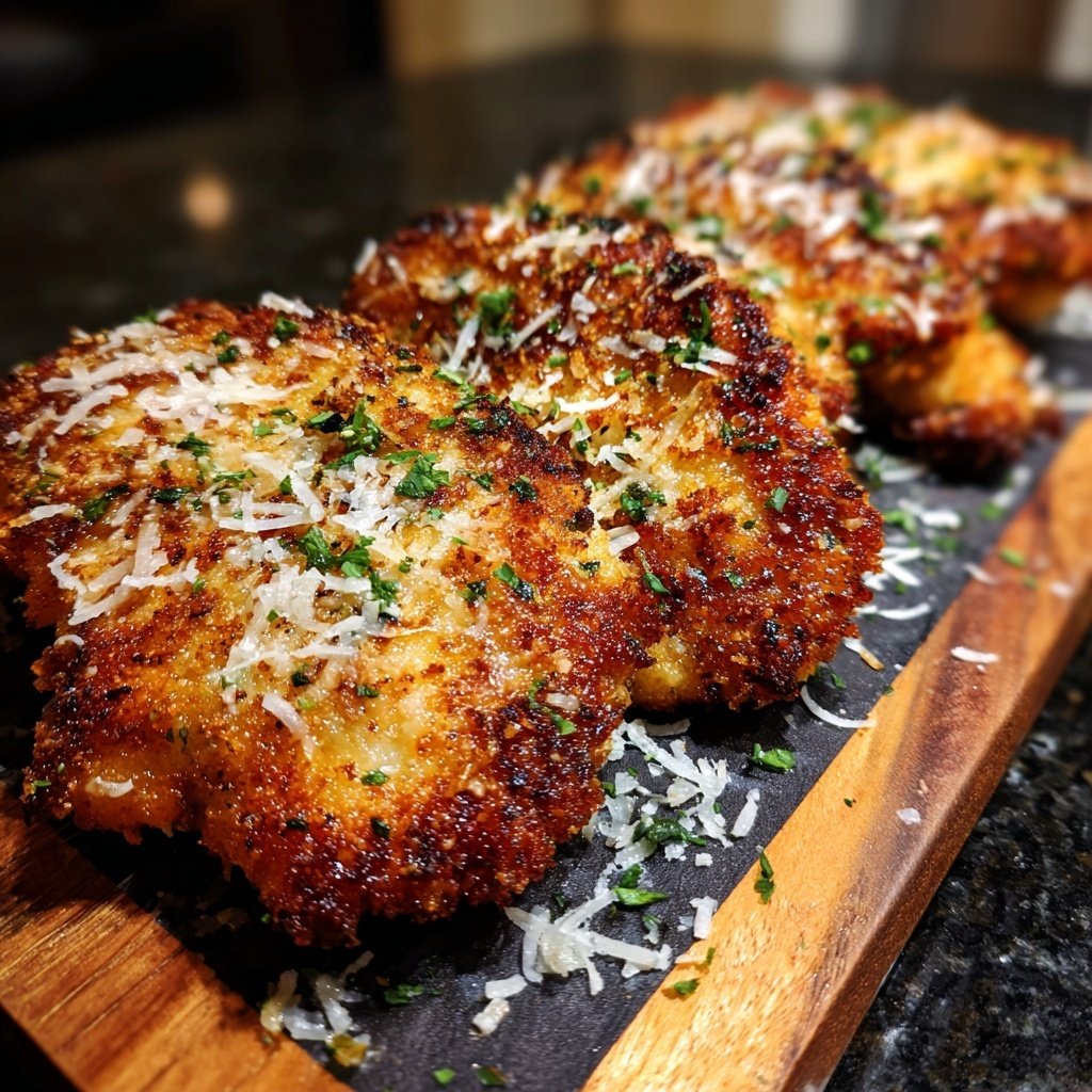 Crispy Parmesan Chicken Cutlets