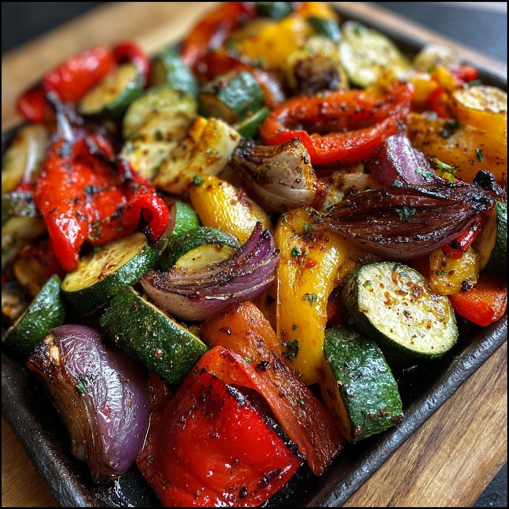 Smoky Paprika Roasted Veggie Tray