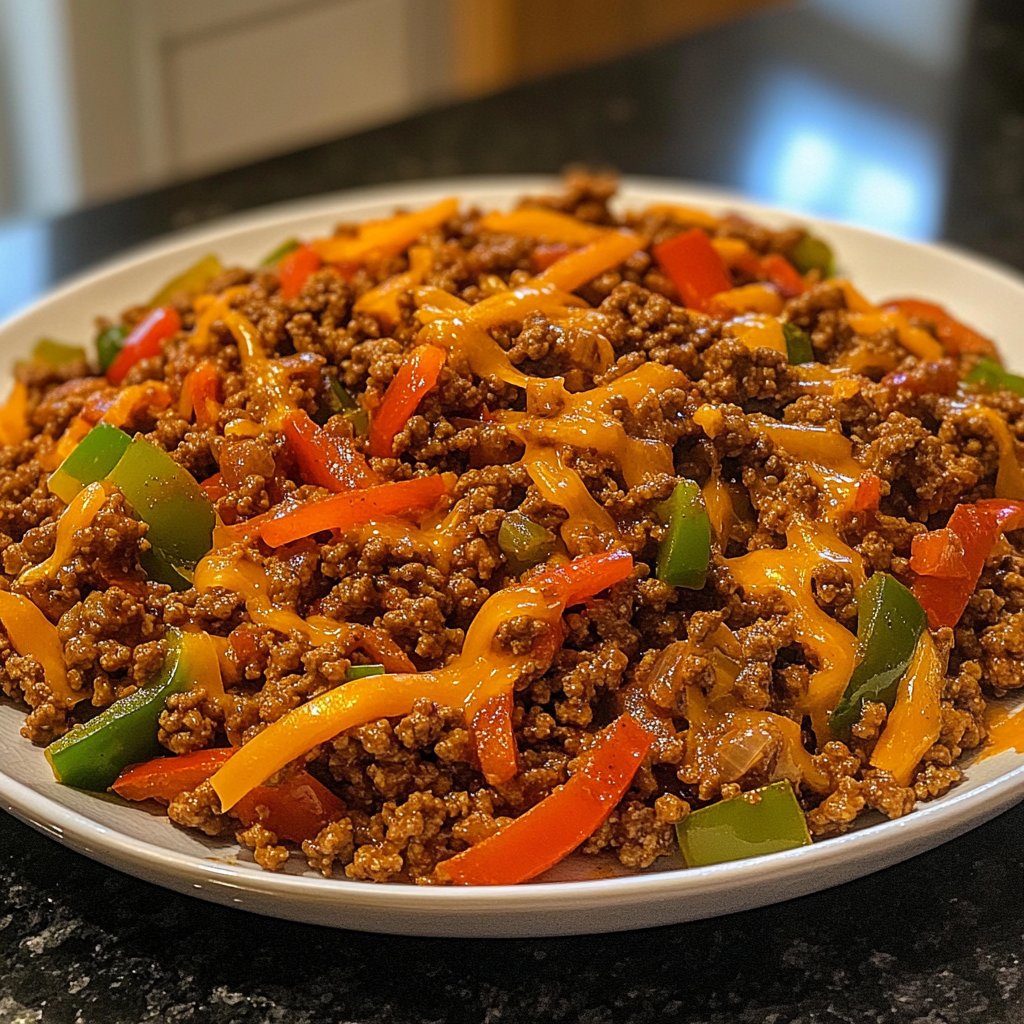 Ground Beef Skillet Mexican Style