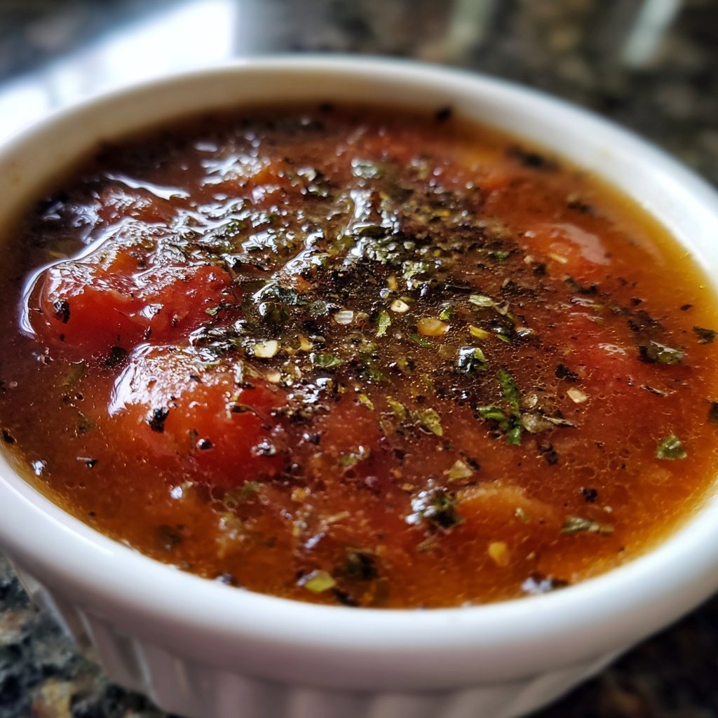 Healthy Crockpot Tomato Basil Soup