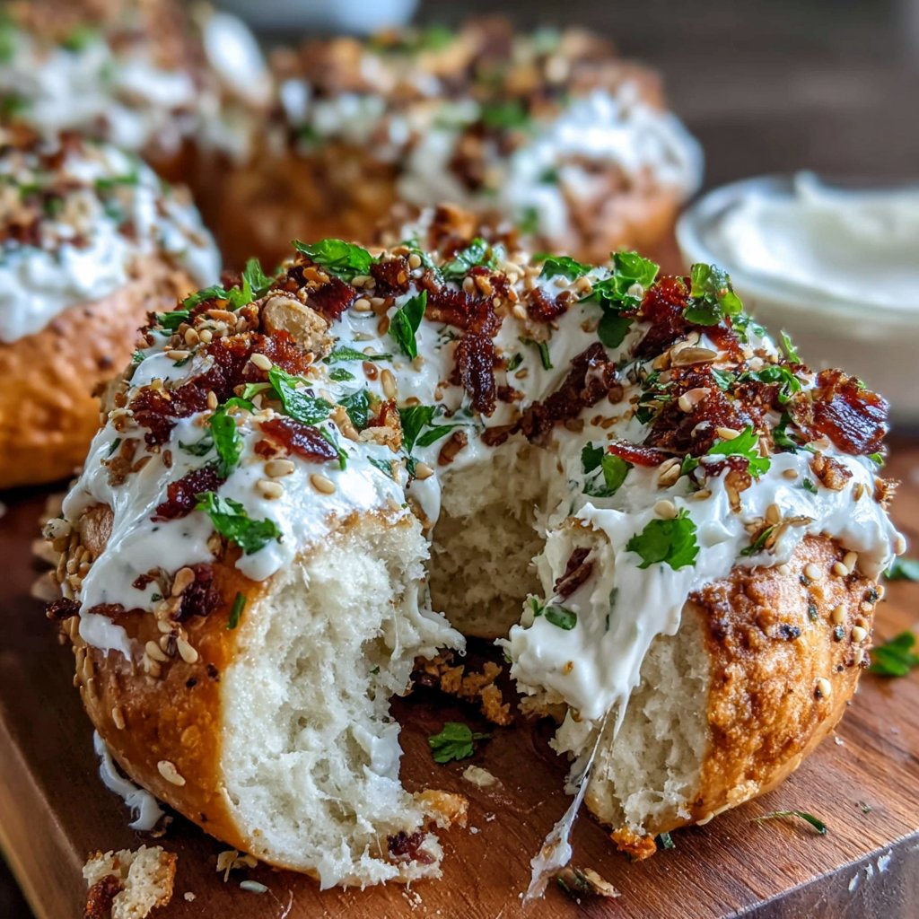 Protein Bagels With Greek Yogurt Dough